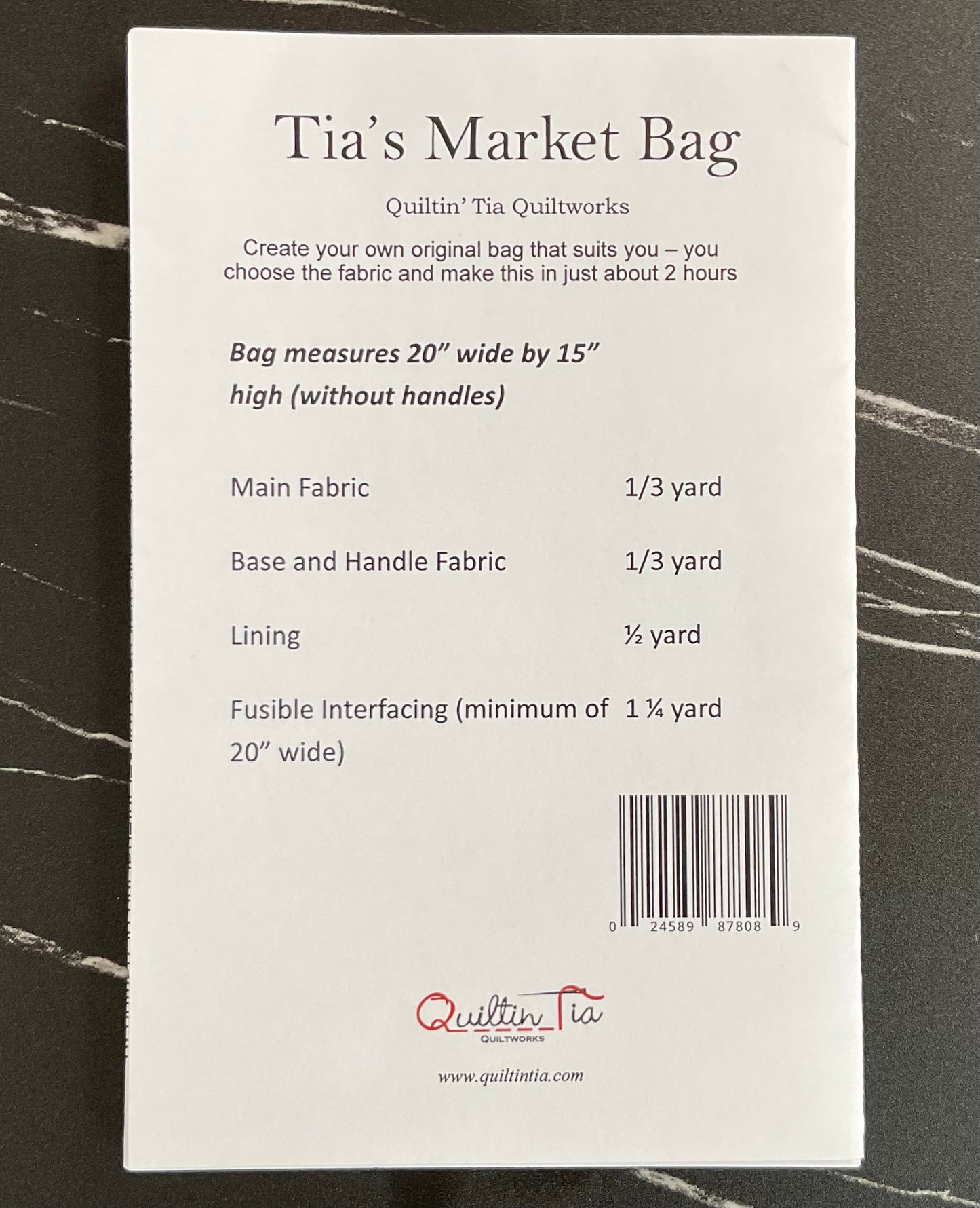 Tia’s Market Bag featuring Grace by Valori Wells - Two Color Ways