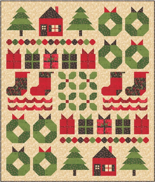 'Tis The Season Quilt Pattern by Stacy Iest Hsu