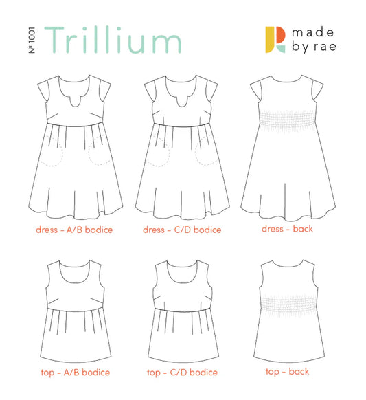 Trillium Sewing Pattern - Special Order