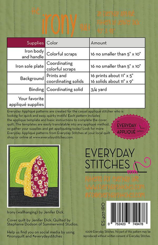 Trinketry by Melody Miller : Irony Quilt Kit