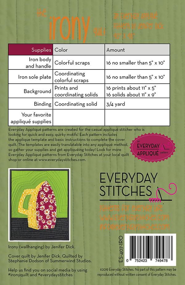 Trinketry by Melody Miller : Irony Quilt Kit