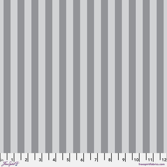 True Colors Graywork by Tula Pink : Tent Stripe Fog PWTP069.FOG