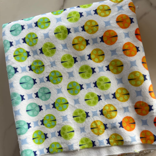 True Colors Minky - Painted Ladies Glow MKTP006.GLOW