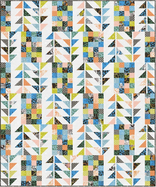 True to Hue by Alli K Design : Great Heights Quilt Reference