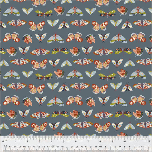 Under the Canopy by Jennifer Moore : Moonlit Moths Slate 54293-5