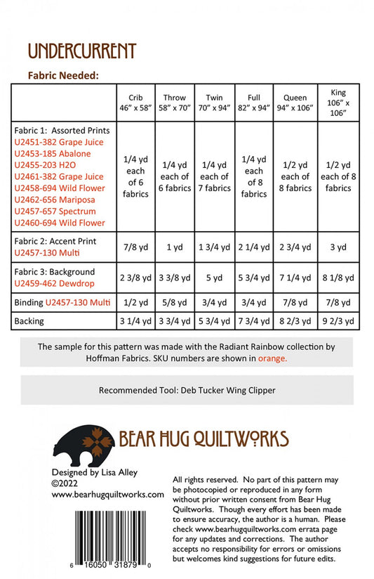 Undercurrent # BHQ-228 - Special Order