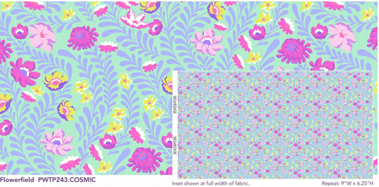 Untamed by Tula Pink: Flowerfield PWTP243.Cosmic