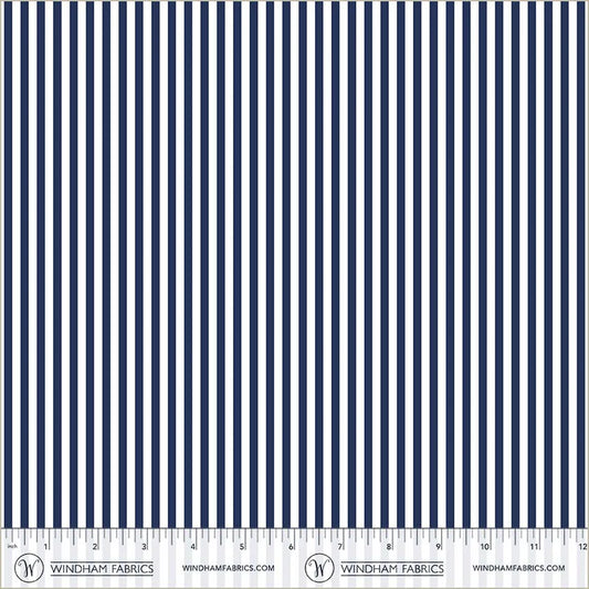 Villa Sol by Jennifer Moore : Narrow Stripe Navy 55235-8