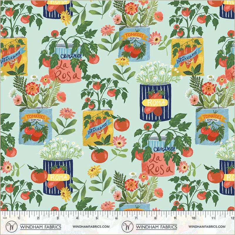 Villa Sol by Jennifer Moore : Tomato Tomahto Aqua 55225-3