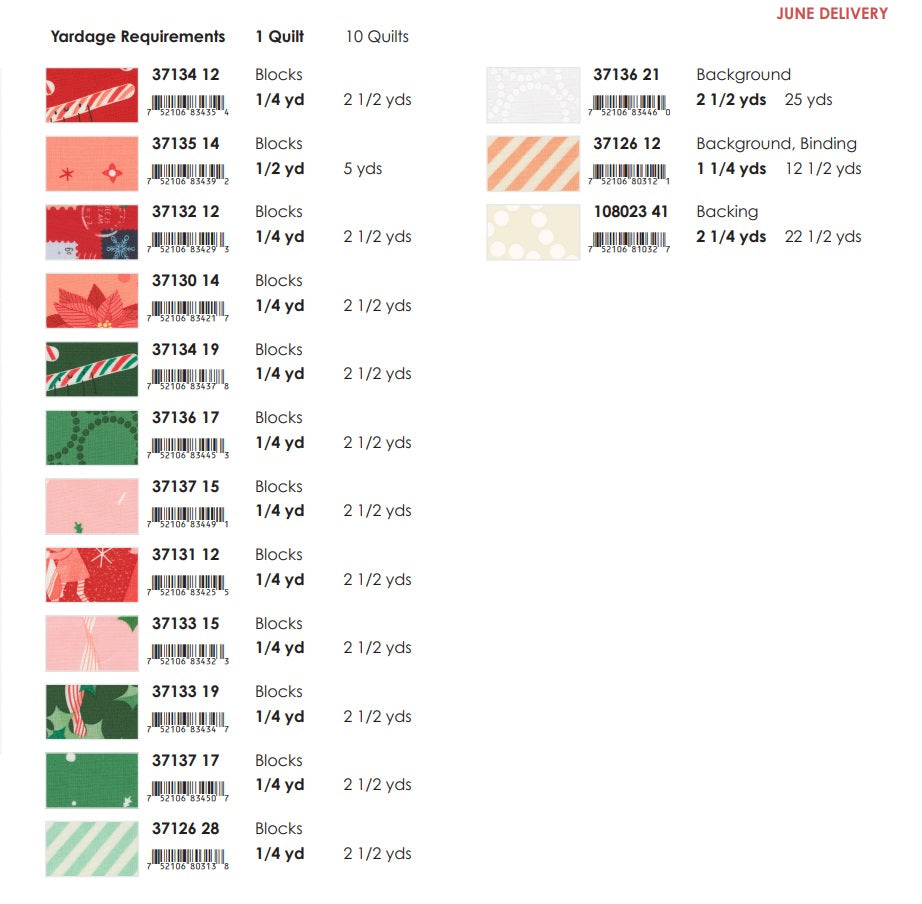 Vintage Ribbons Quilt Pattern by Lizzy House
