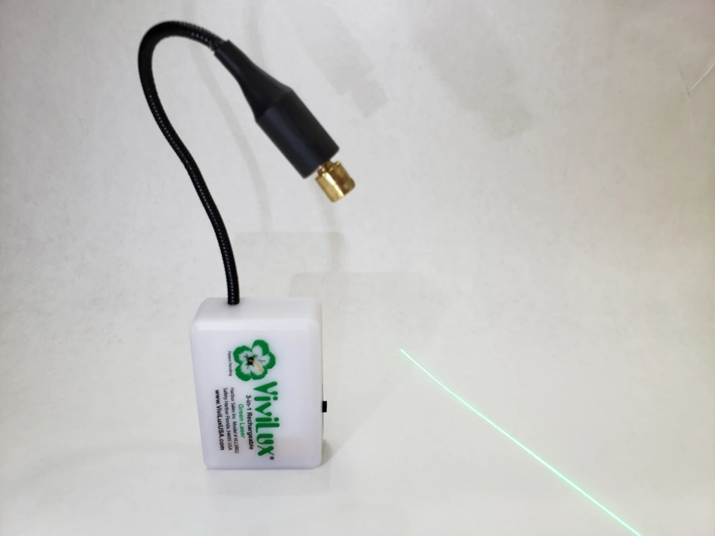ViviLux 3 In 1 Rechargeable Green Laser System with Hook and Loop Tape US Plug # VLLSR02 - Special Order