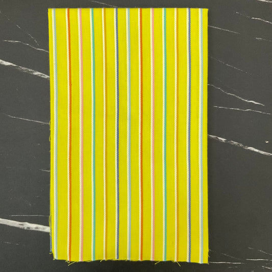 Warp & Weft Ooh Lucky Lucky by Alexia Marcelle Abegg : Sketch Stripe Citron Twist Weave RS4127 12