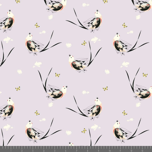 Western Birds 10 Year Anniversary by Charley Harper : Mini Black Scissor Tailed Flycatcher CH-494