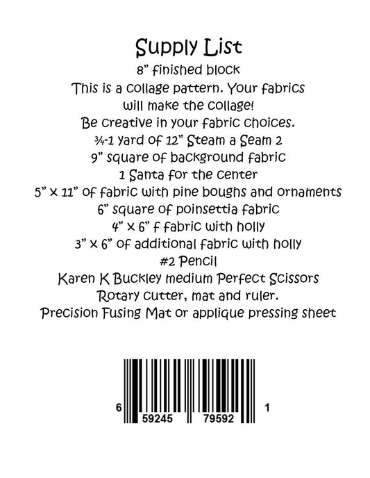 Whatevers! #52 Wreath Collage Pattern by Laura Heine # FWLHWHAT52 - Special Order