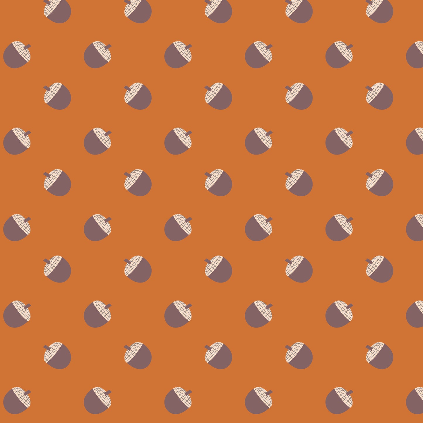 Whimsical Forest Floor by Mel Armstrong : Acorns Pumpkin 229533