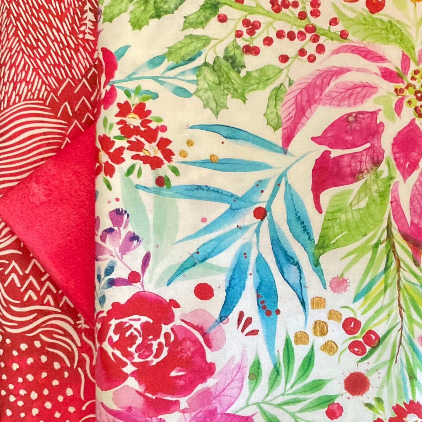 Whole Cloth Quilt Bundle featuring Comfort & Joy by Create Joy Project