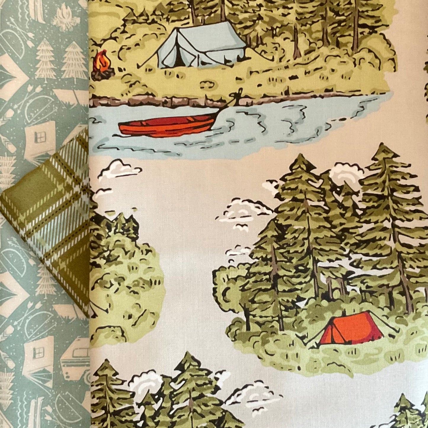 Whole Cloth Quilt Bundle featuring The Great Outdoors by Stacy Iest Hsu