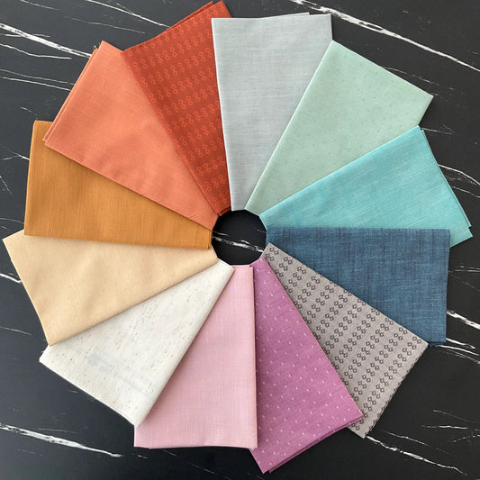 Carpe Diem Quilt Kit featuring Wildflower Wovens by Suzy Quilts