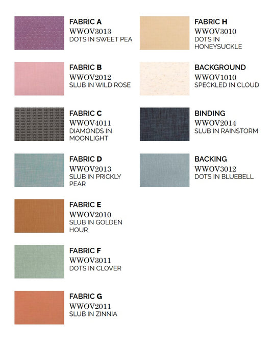 Wildflower Wovens by Suzy Quilts - The Libby Quilt Kit