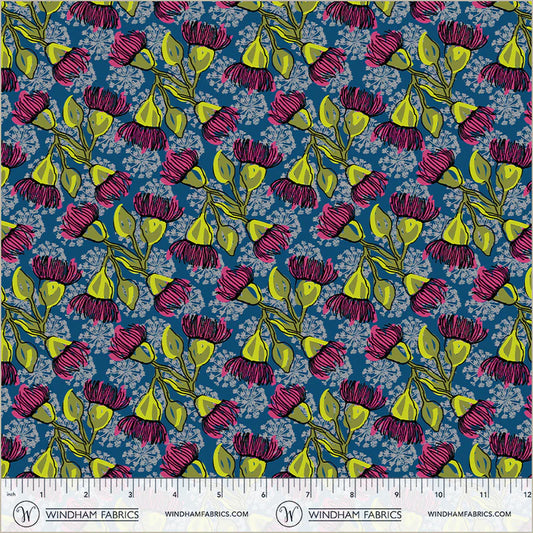 Winding Road by Natalie Barnes : Eucalyptus Teal 55012-2