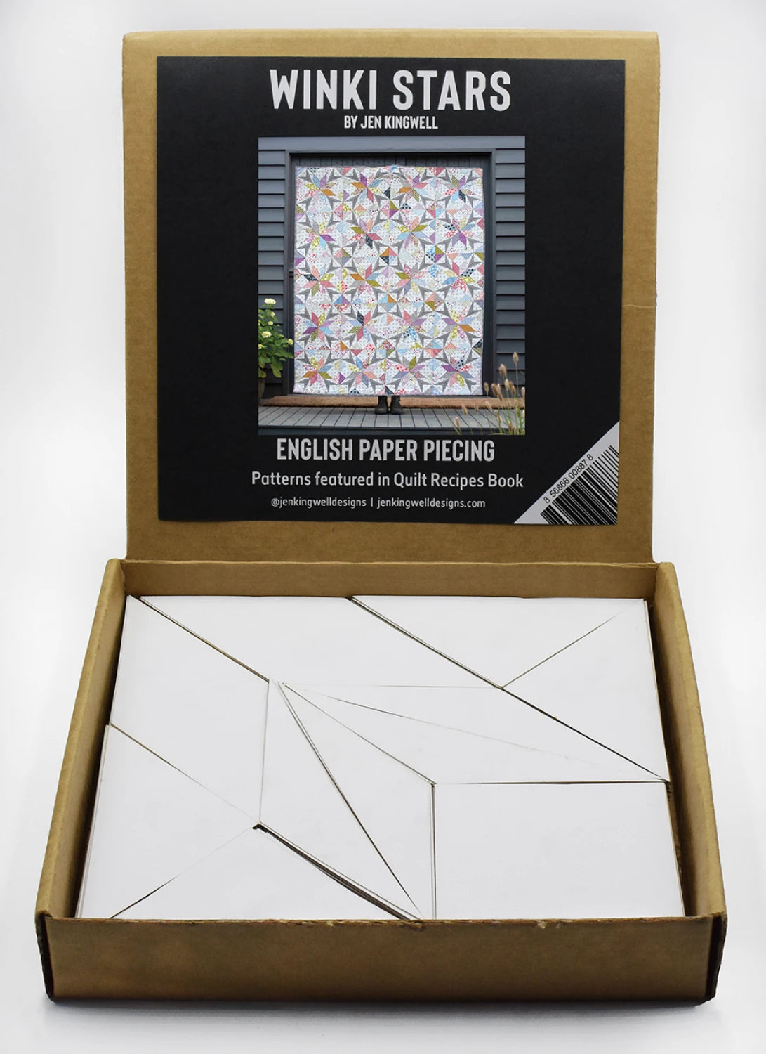 Winki Stars Complete English Paper Piecing Pack by Jen Kingwell Designs - Special Order