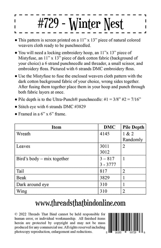 Winter Nest # TTB729 - Special Order