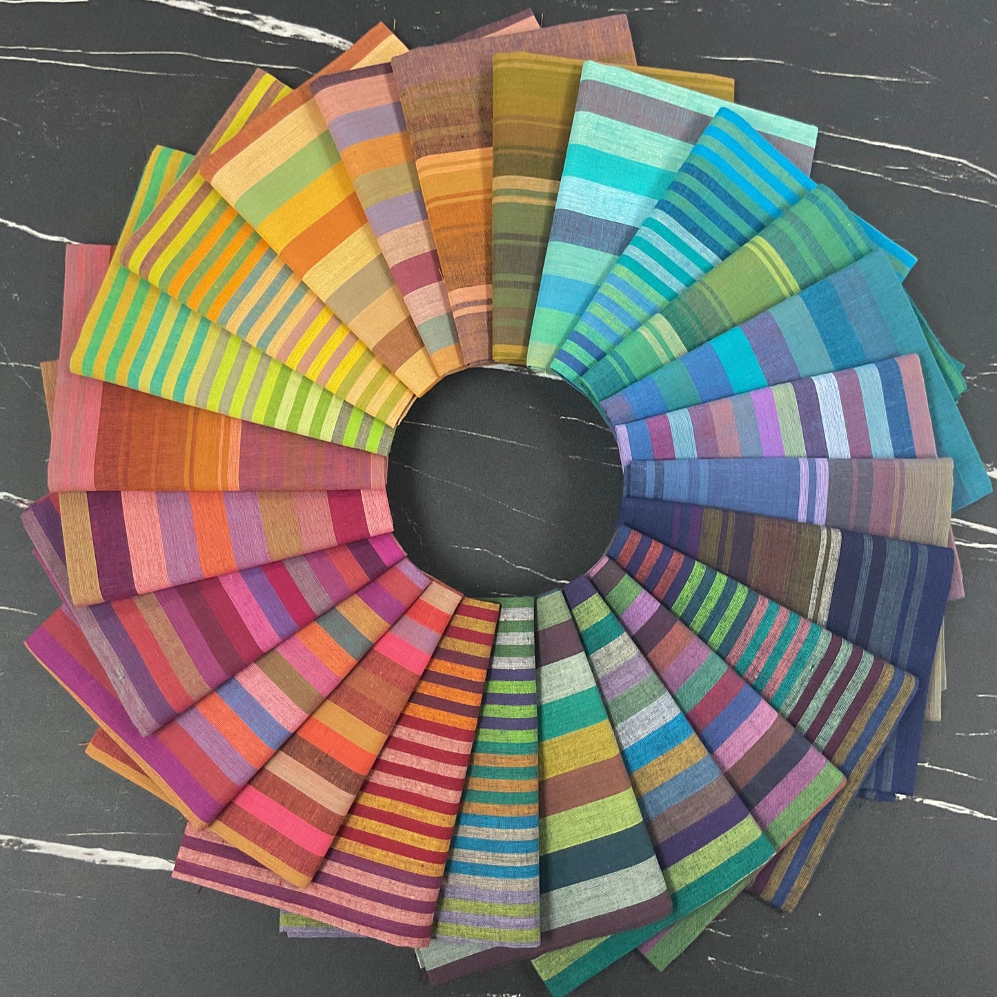 Woven Stripes by Kaffe Fassett : Narrow Stripe Wine WSGP002.WINE