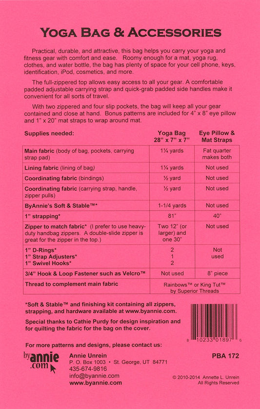 Yoga Bag # PBA172 - Special Order