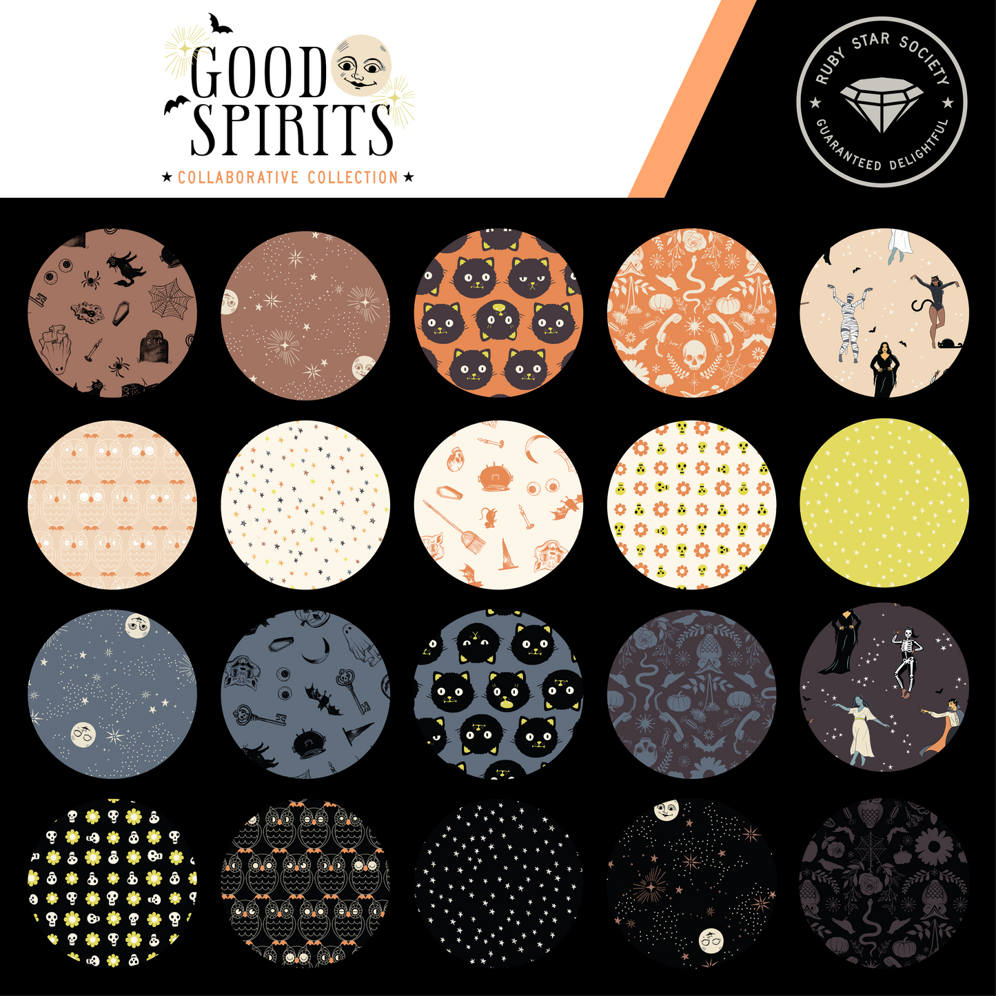 Pre-Order Good Spirits Collaborative Collection by Ruby Star Society -  The Phoebe Quilt Kit (Estimated Ship Date July 2024)