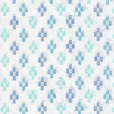 intervals Wovens by Ghazal Razavi : Floral Blue W91103-40 (Estimated Arrival February 2026)