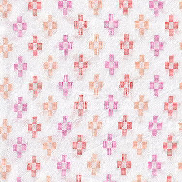 intervals Wovens by Ghazal Razavi : Floral Orange W91103-56 (Estimated Arrival February 2026)