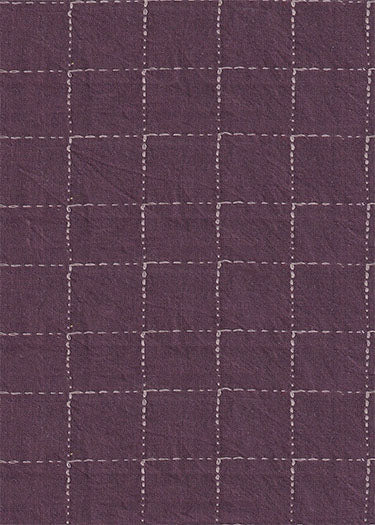 intervals Wovens by Ghazal Razavi : Large Check Purple W91100-85 (Estimated Arrival February 2026)