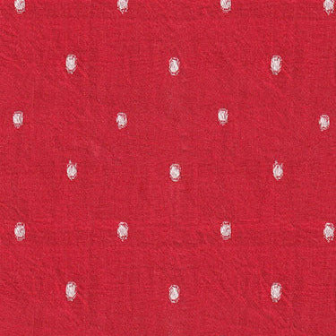 intervals Wovens by Ghazal Razavi : Large Dots Red W91099-26 (Estimated Arrival February 2026)