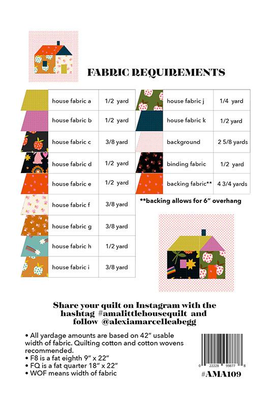 Little House Quilt Pattern by Alexia Abegg