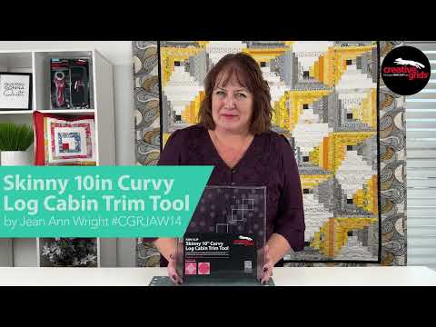 Skinny 10in Curvy Log Cabin Trim Tool CGRJAW14