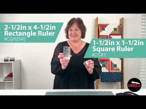 Grids Quilt Ruler Rectangle 2-1/2in x 4-1/2in CGR2545