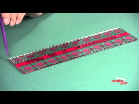 I Love My Quilt Friends Quilt Rectangle Ruler 2-1/2in x 10in CGRQF