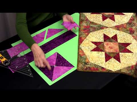 90 Degree QuarterSquare Triangle Quilt Ruler CGRT90