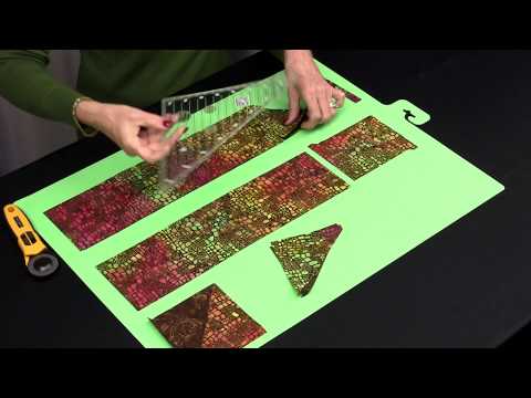 45 Degree HalfSquare Triangle 8-1/2in Quilt Ruler