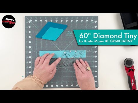 60 Degree Tiny Diamond Ruler by Krista Moser