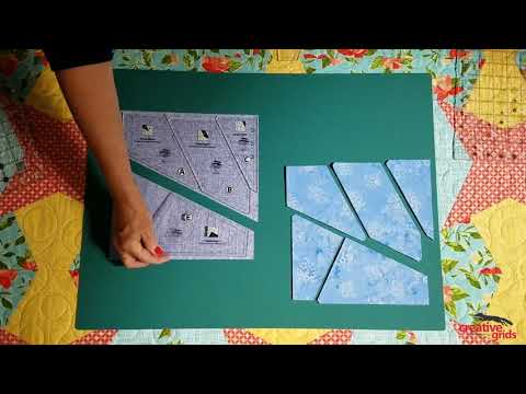 Scrap Crazy 6 Templates Quilt Ruler by Creative Grids