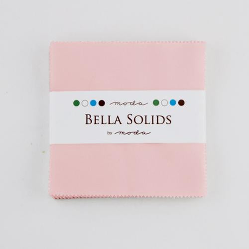 Bella Solids Charm Pack : Pink