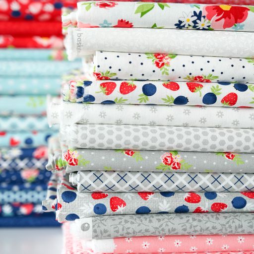 Berry Basket by April Rosenthal - Tiny Flowers - Sugar 24152 11