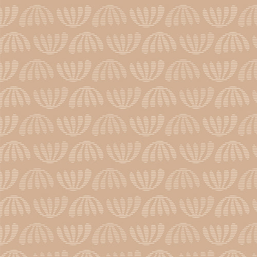 Duval by Suzy Quilts - Boho Leaves Pearl DUV60102