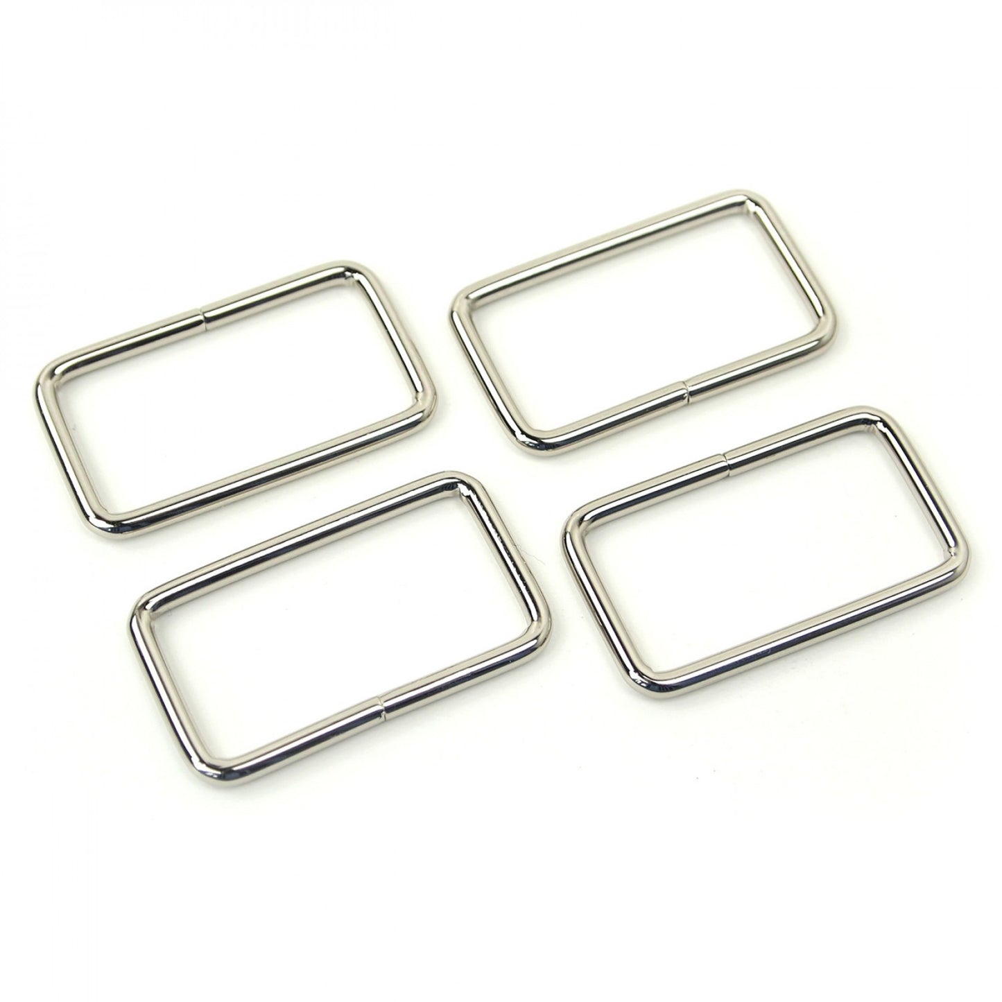 Four Rectangle Rings 1 1/2" Nickel : Sallie Tomato