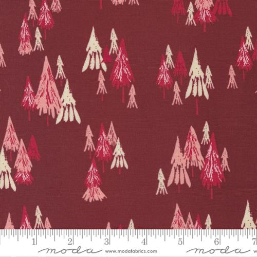 Good News Great Joy by Fancy That Design House - Fir Forest - Cranberry 45562 14