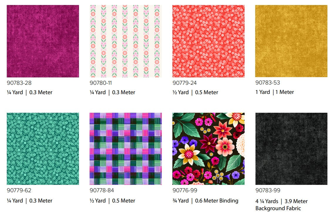 Imogene Quilt featuring June by Laura C. Moyer: Quilt Kit