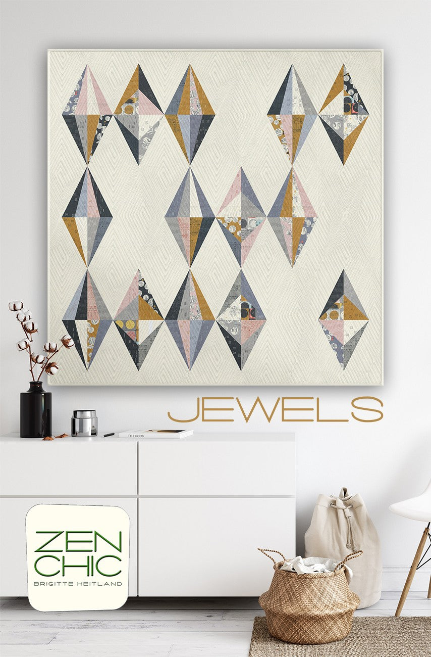 Jewels Quilt Pattern by Zen Chic – Modern Quilt Co.