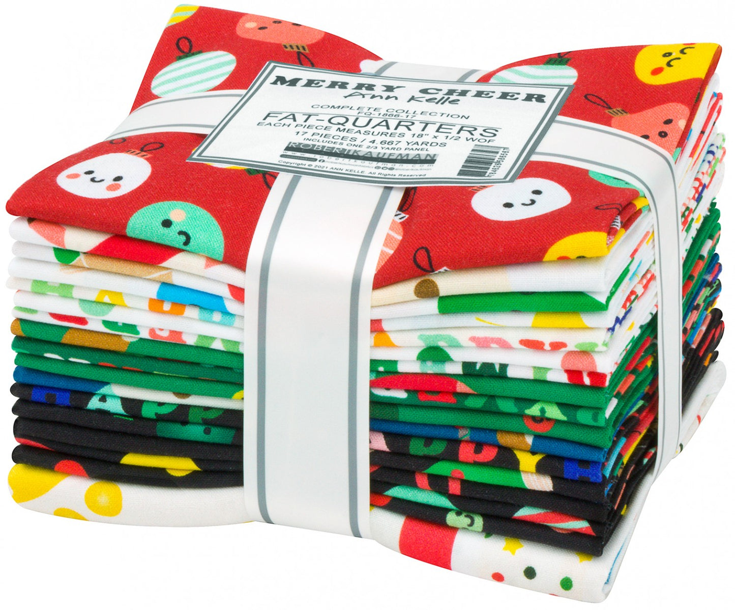 Merry Cheer by Ann Kelle - Fat Quarter Bundle with Panel