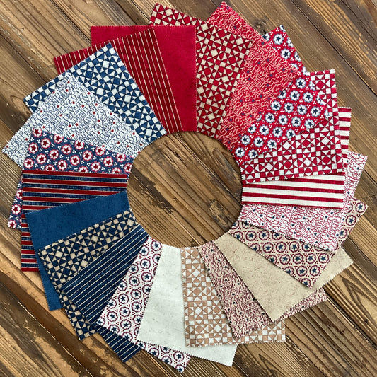 My Country by Kathy Schmitz : Mini Charm Pack